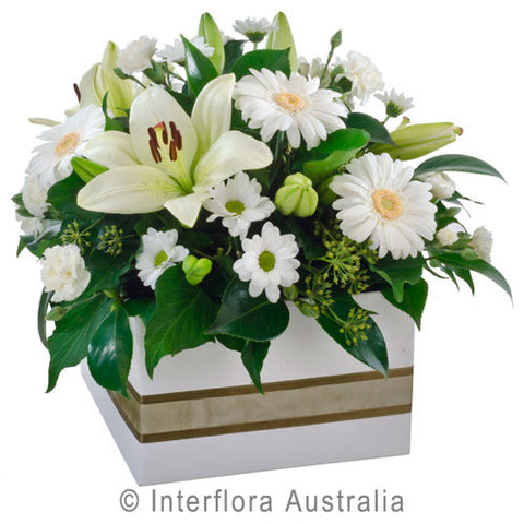 Flower Box - White
