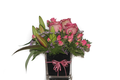 Rose and Lillium Ceramic