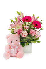 Ceramic Arrangement & Soft Toy